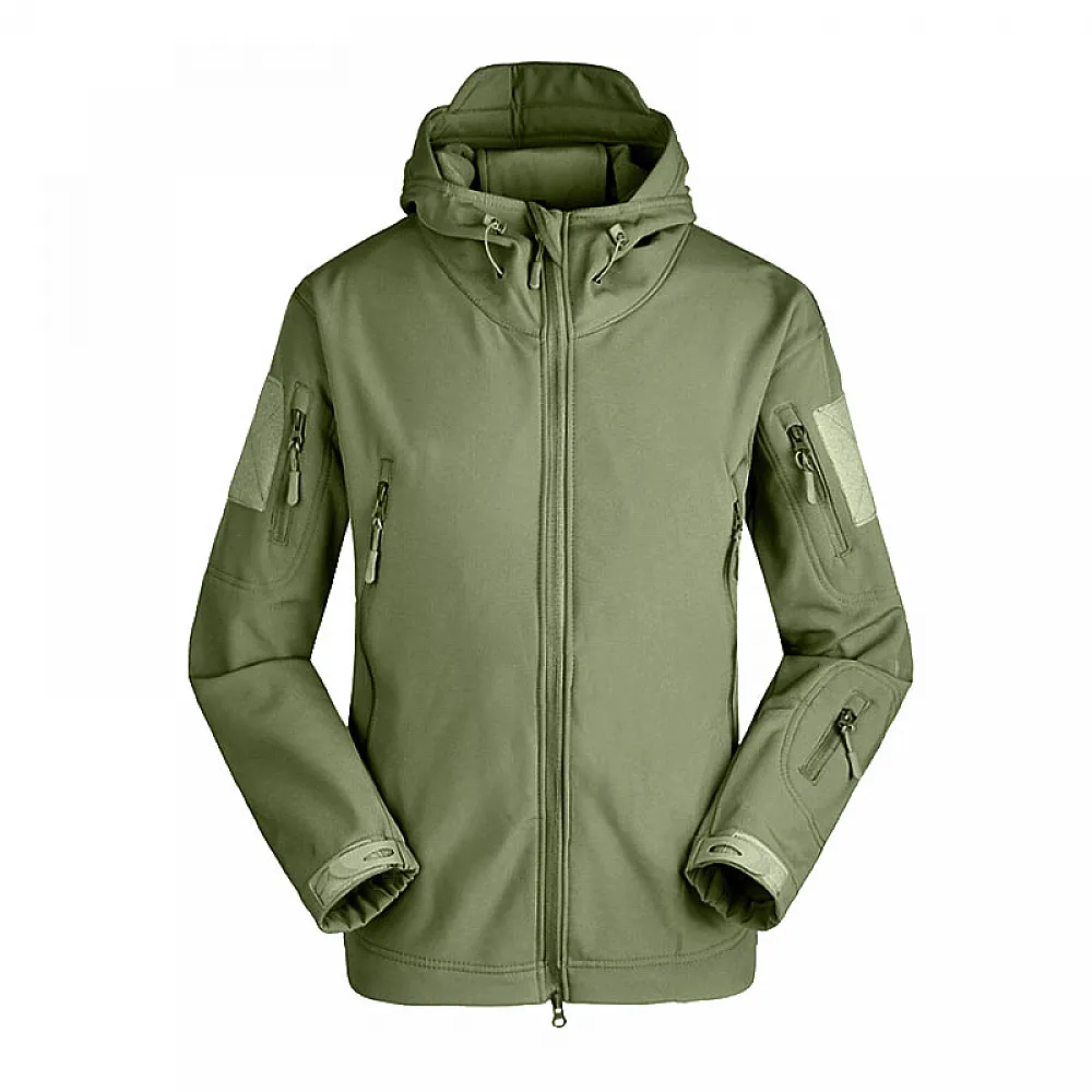 Тактическая куртка Soft Shell Lesko A001 Green M форменная одежда