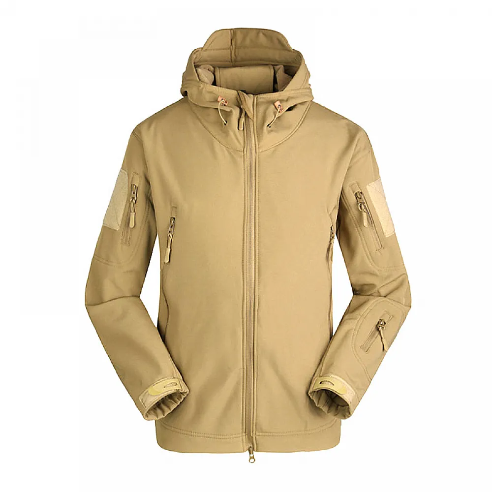 Тактическая куртка Soft Shell Lesko A001 Sand Khaki M армейская военная