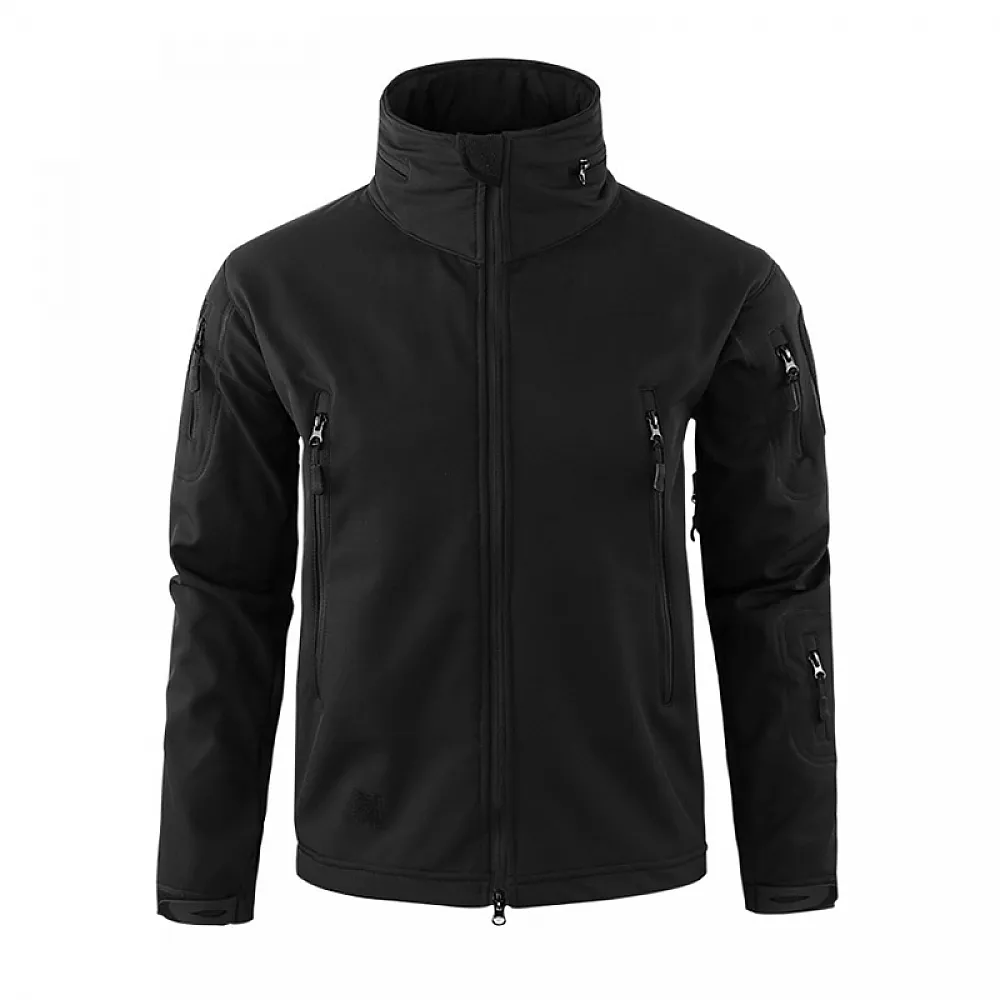 Тактична куртка №2 Lesko A012 Black XL чоловіча чоловіча