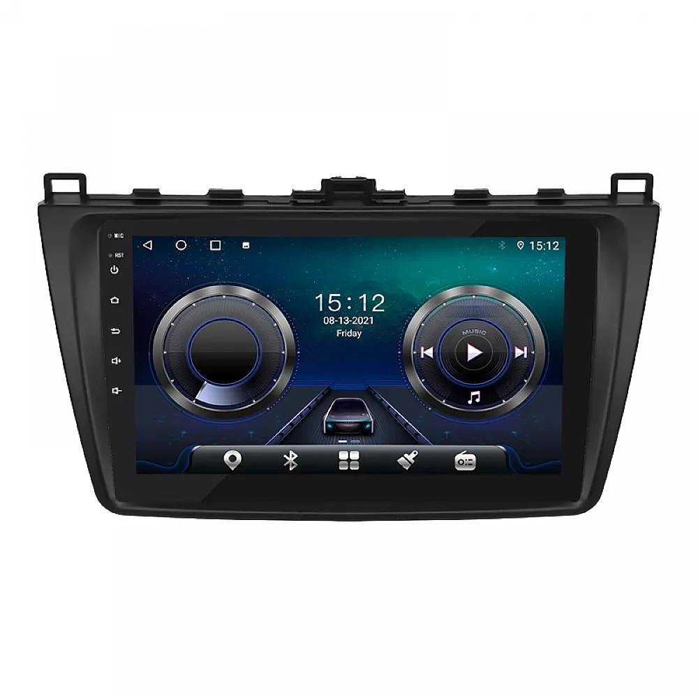 Штатная магнитола Lesko для Mazda 6 II (GH) 2007-2009 экран 9" 4/32Gb/ 4G/ Wi-Fi/ CarPlay Мазда