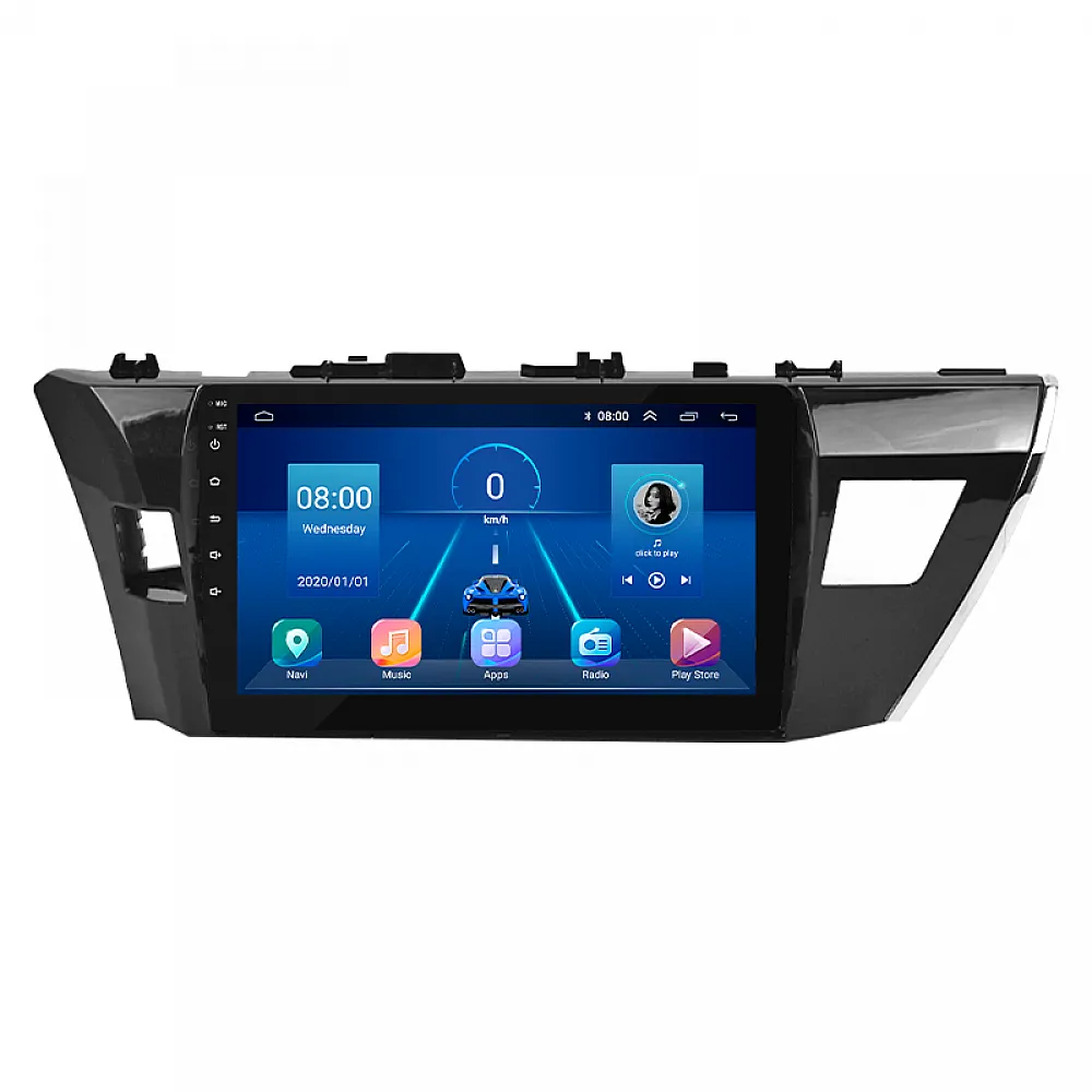 Штатная магнитола 10" Lesko для Toyota Corolla XI (E160, E170) 2012-2016 6/128Gb 4G Wi-Fi GPS Top