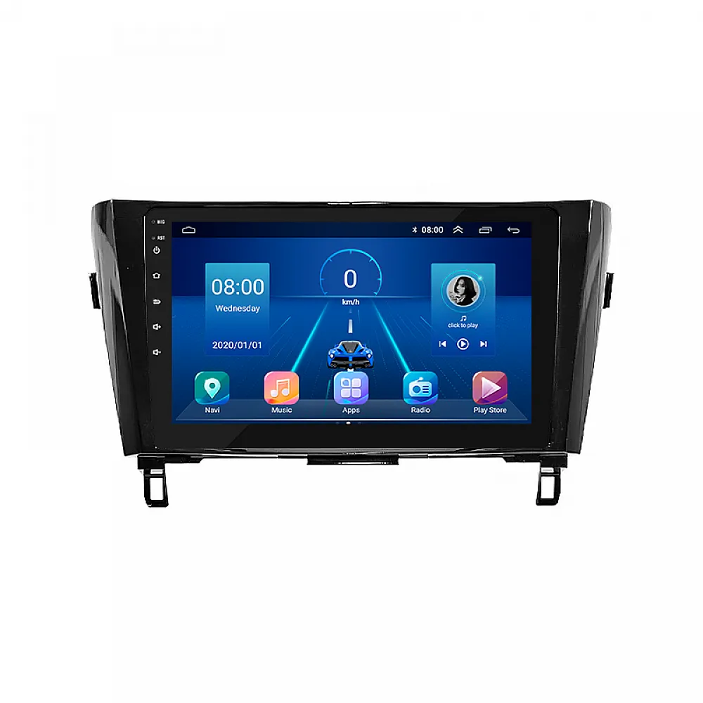 Штатная магнитола 10" Lesko для Nissan Qashqai II 2013-2019 6/128Gb 4G Wi-Fi GPS Top Ниссан