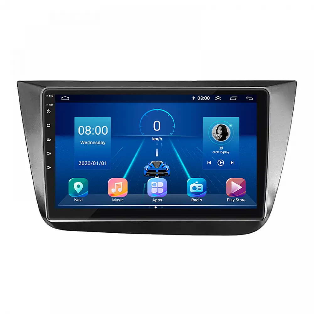 Штатная магнитола Lesko для SEAT Altea I 2004-2009 экран 9" 4/64Gb/ 4G/ Wi-Fi/ CarPlay Premium Сиат