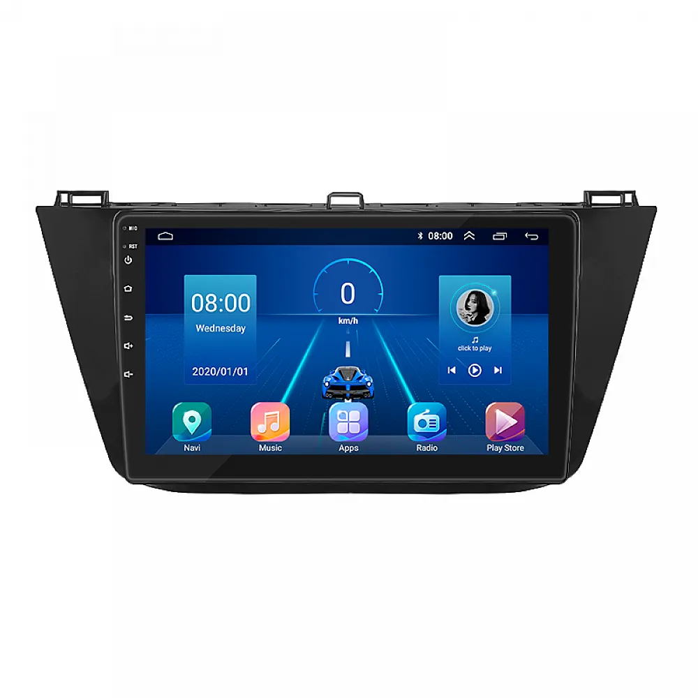 Штатна магнітола 10" Lesko для Volkswagen Tiguan II Рестайлінг 2020- Top 4/32 4G WiFi GPS Вольксваген