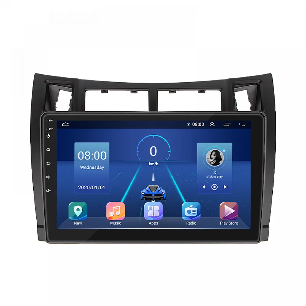 Штатная магнитола 9" Lesko для Toyota Yaris II 2005-2009 Top 2/32 4G WiFi GPS Тойота