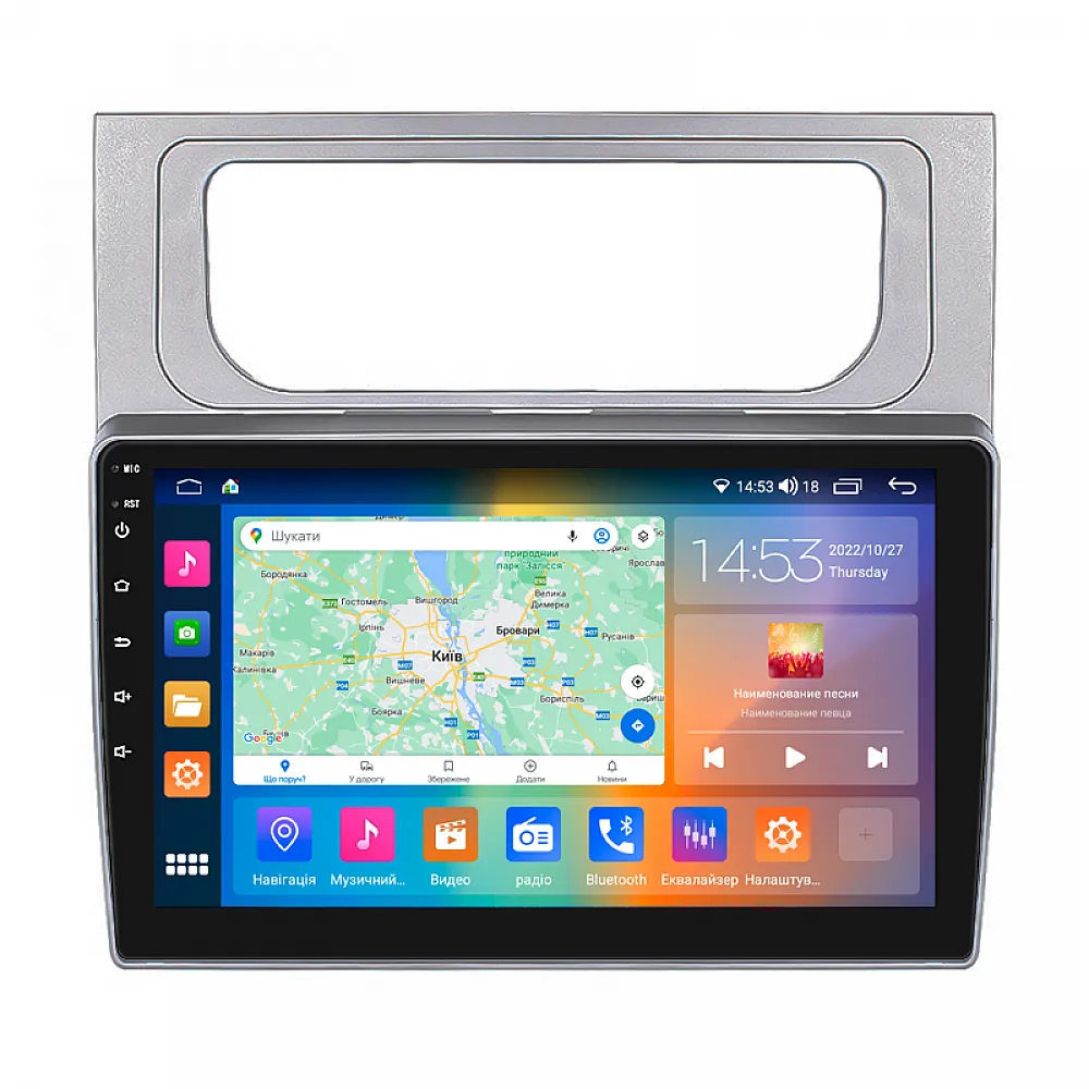 Штатна магнітола 10" Lesko для Volkswagen Touran II 2010-2015 4/64Gb CarPlay 4G Wi-Fi GPS Prime Вольксваген