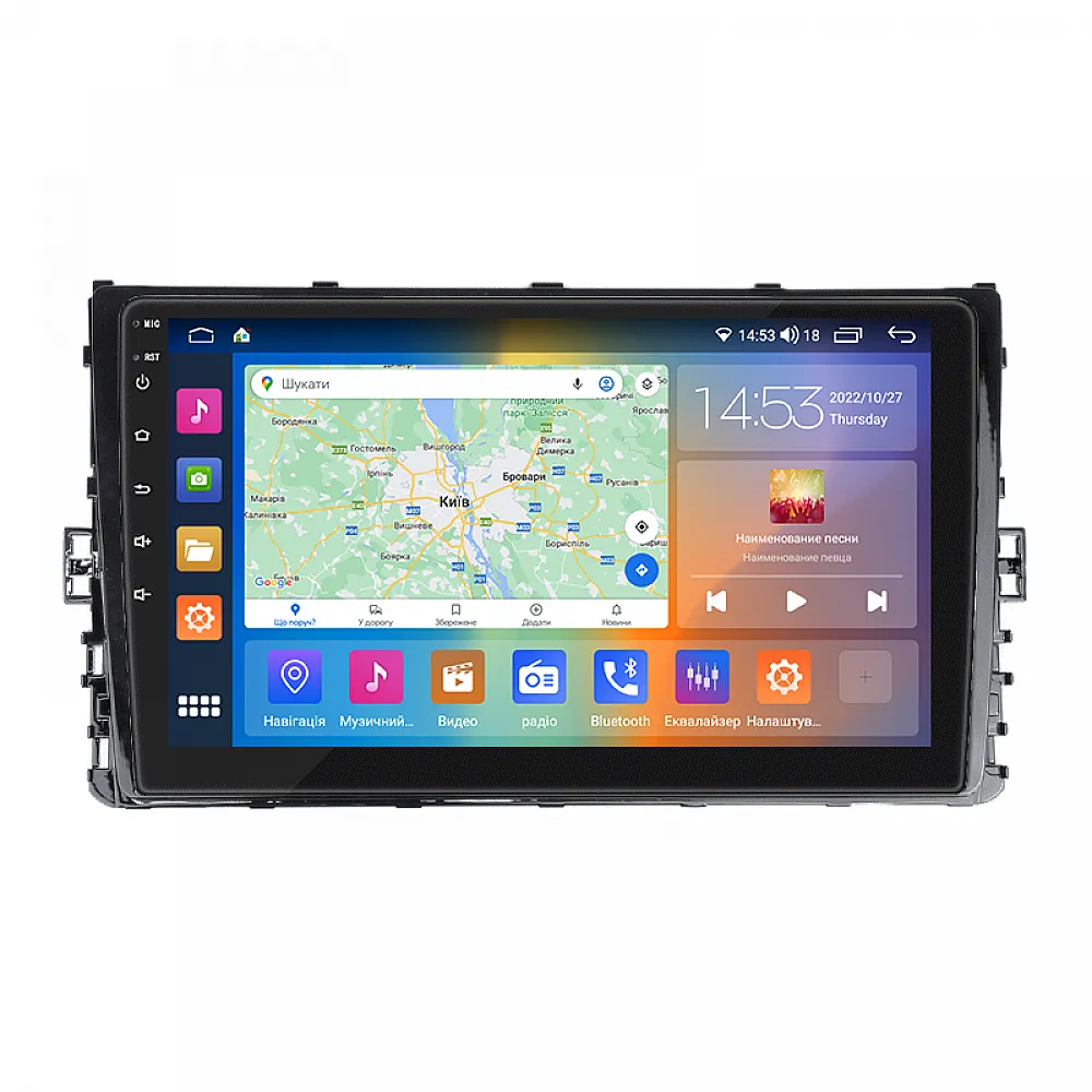 Штатная магнитола 9" Lesko для Volkswagen Jetta VII 2018-н.в. 4/64Gb CarPlay 4G Wi-Fi GPS Prime Вольксваген