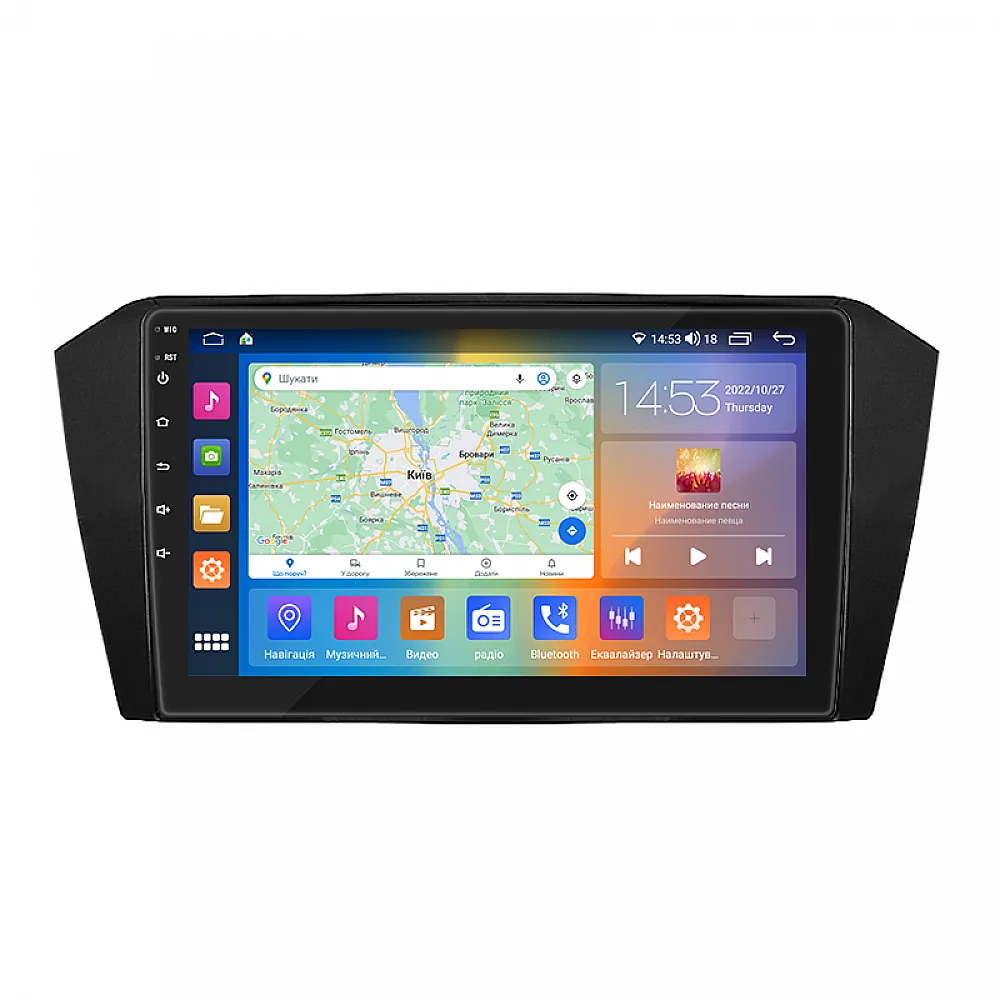 Штатна магнітола 10" Lesko для Volkswagen Passat B8 Рестайлінг 2019-н.в. 4/64Gb CarPlay 4G Wi-Fi GPS Prime