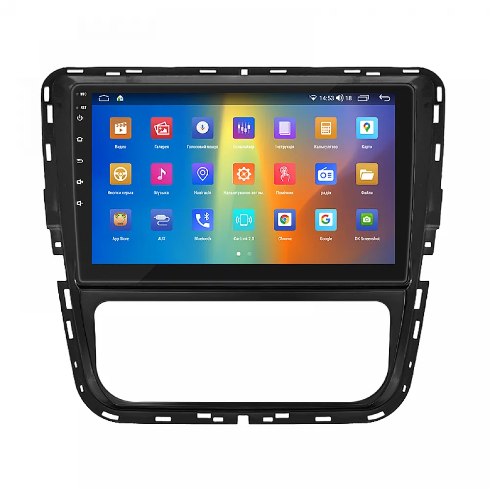 Штатна магнітола 9" Lesko для Volkswagen Scirocco III 2008-2014 2/32Gb CarPlay 4G Wi-Fi GPS Prime Вольксваген