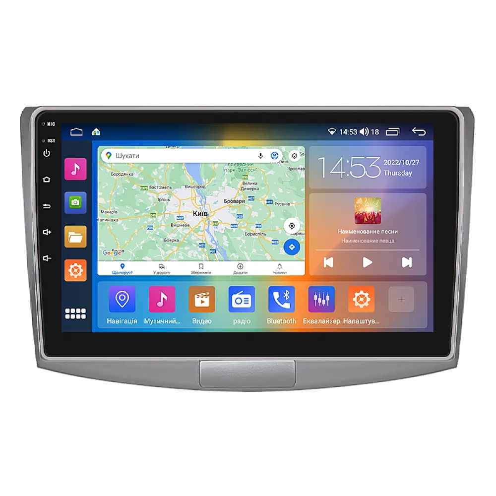 Штатна магнітола 10" Lesko для Volkswagen Passat B6 2005-2010 2/32Gb CarPlay 4G Wi-Fi GPS Prime Вольксваген