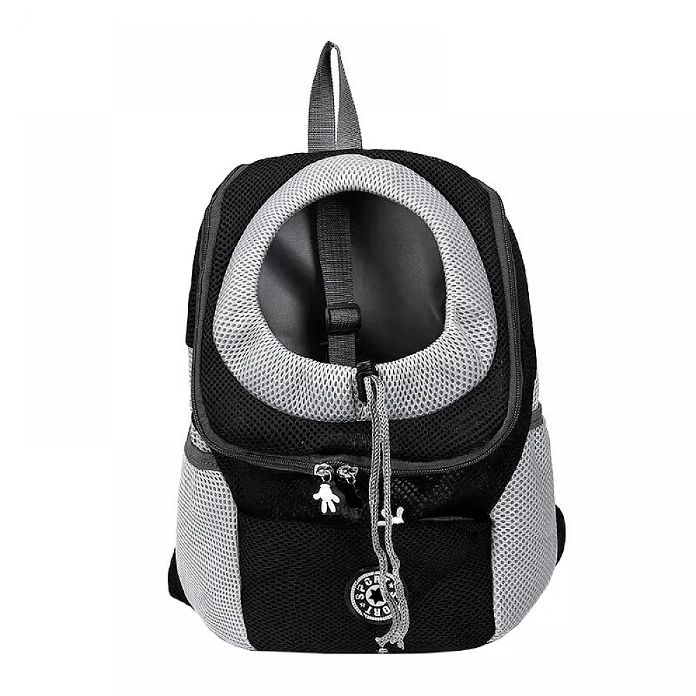 Рюкзак-переноска Venxius D-07 Black M для кошек и собак