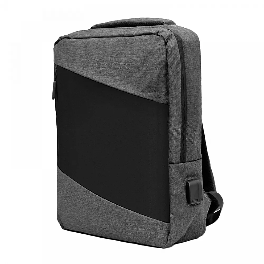 Рюкзак міський Lesko 1910 20L Dark Gray з USB-портом унісекс водонепроникний Рюкзак міський Lesko 1910 20L Dark Gray з USB-портом унісекс водонепроникний