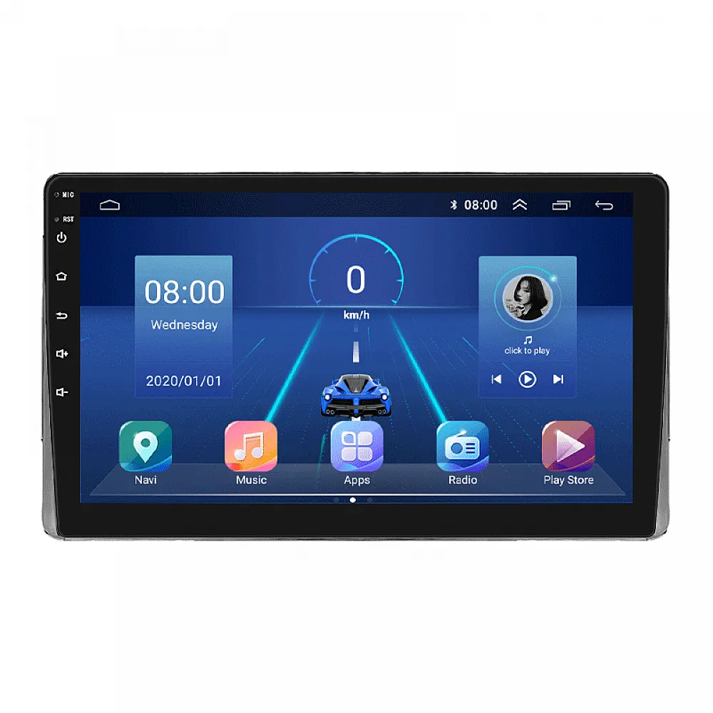 Штатна магнітола 9" Lesko для Toyota 4Runner IV 2002-2005 6/128Gb 4G Wi-Fi GPS Top Toyota